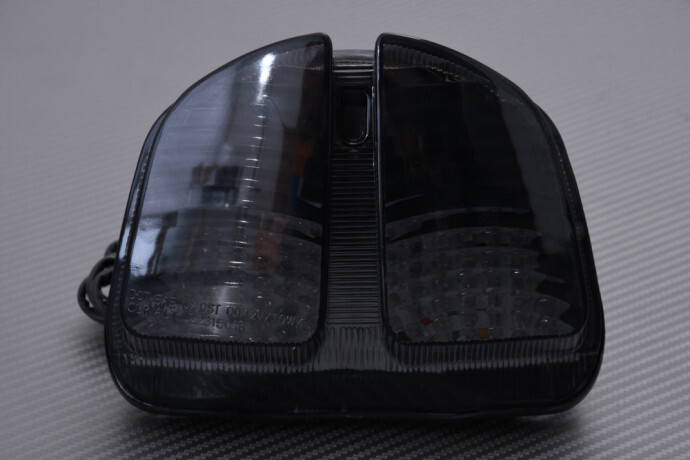 Feu Stop LED Suzuki GSXR 750 2006 2007 optique arrière clignotant intégré fumé noir