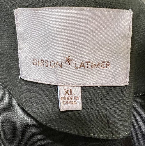 Cardigan donna Gibson Latimer taglia XL ricamato floreale aperto davanti spolverino nuovo con etichette - Foto 9 di 10
