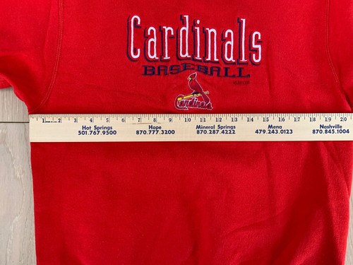 Fans Gear Sports Apparel St. Louis Cardinals Baseball Sweatshirt Size Large - Picture 5 of 10