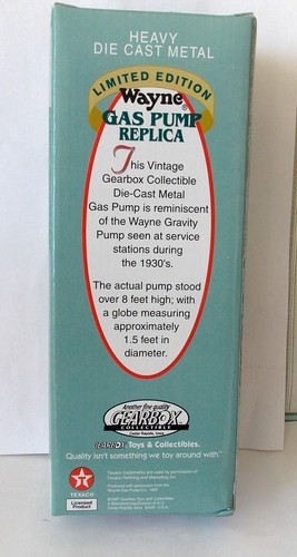 1:18 Scale Gearbox TEXACO 1930's Wayne Gas Pump Limited Edition Diecast Replica - Picture 4 of 6