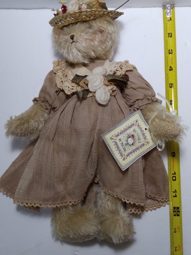 Vintage 1997 Bunnies By The Bay #1294 Alice Bumble Bear accessori vestiti NOS - Foto 11 di 11