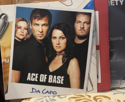 LIke NEW OPEN LP Record Vinyl ACE OF BASE Da Capo Wonderful Life LIMITED CLEAR