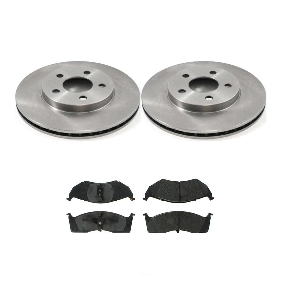 Juego completo de pastillas de freno y rotores delanteros metálicos para Dodge Neon XH 1998-1999 Foto 2 de 4