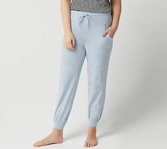 AnyBody - Cozy Knit Jogger Pants w/ Seaming Detail - Smokey Taupe - Tall |  eBay