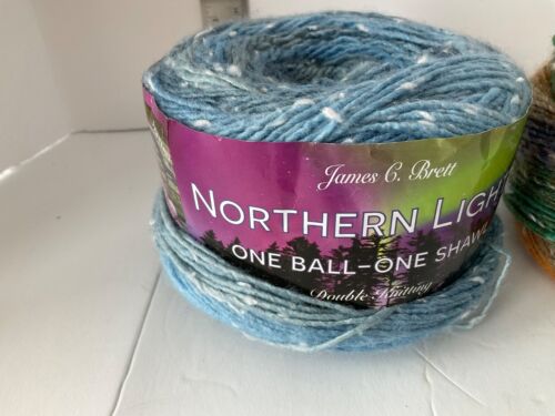 James C Brett Discontinued Northern Lights Yarn Lot of 2 - Picture 2 of 5