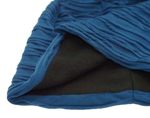 Gorro holgado invierno otoño gran tamaño arrugas largas unisex gorro apagado - Imagen 5 de 41