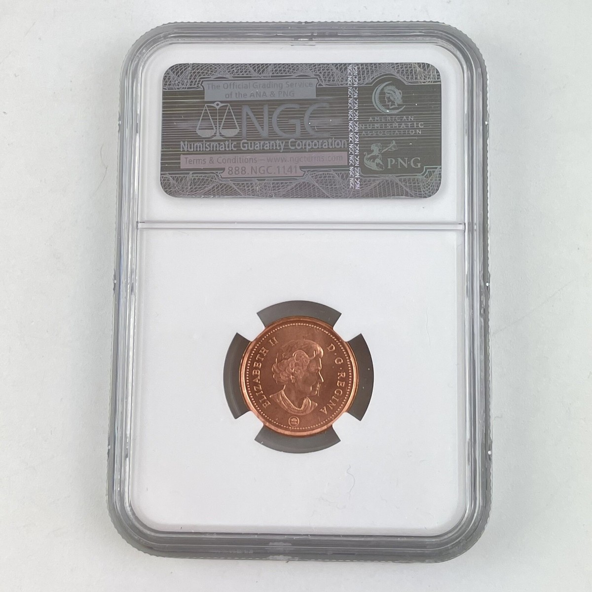 2006 Elizabeth II Canada 1C Cent Coin MS 66 MS66 RD Red NGC Graded