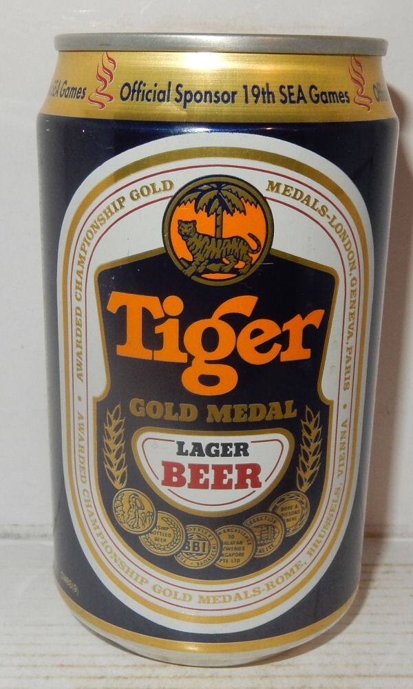 OCOC TIGER 1997 Sea Games Beer can from MYAN- MAR (33cl) Empty