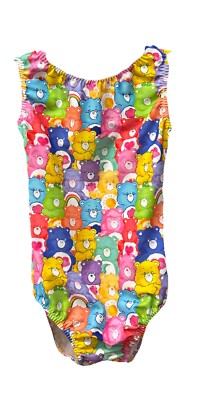 Foxy Leotard care of a bear leotard, Sz,S (6/7 Years) Multicolor,Cute Care Bears