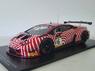 SPARK 18AS009 Lamborghini Huracan GT3 12H Bathurst 2020 (1/18)Modèle imparfait