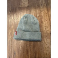 MILWAUKEE Tools Gray Adult Rolled beanie Cuff ribbed Acrylic Hat Cap