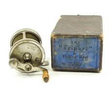 Meisselbach Tripart No. 580 Fishing Reel. W/ Box. See Description.