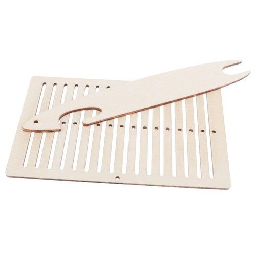 Kit de telar para tejer madera para principiantes placa trenzada herramienta de reparación de ropa
