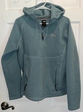 The North Face: Women s Hooded Fleece Quarter Zip Hoodie Size Medium
