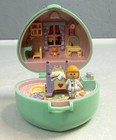 1991 Vintage Polly Pocket Midge's Bedtime Ring and Ring Case Play Set Incomplete