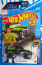 Hot Wheels New 2021 Factory Set Screen Time 141 Rally Baja Crawler Black NETFLIX