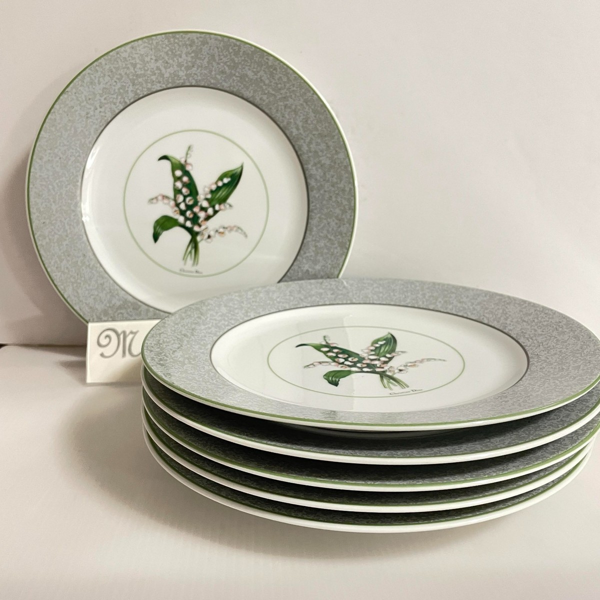 Christian Dior MILLY LA FORET Plate 6 pcs 23cm/9.1