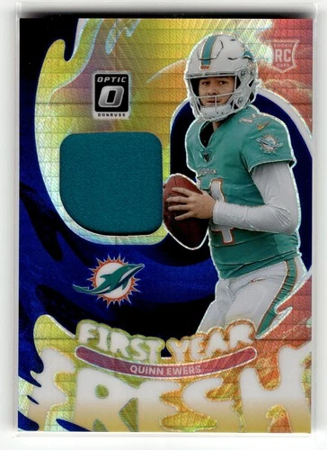 2025 Donruss Optic Quinn Ewers Blue Hyper (RAW)