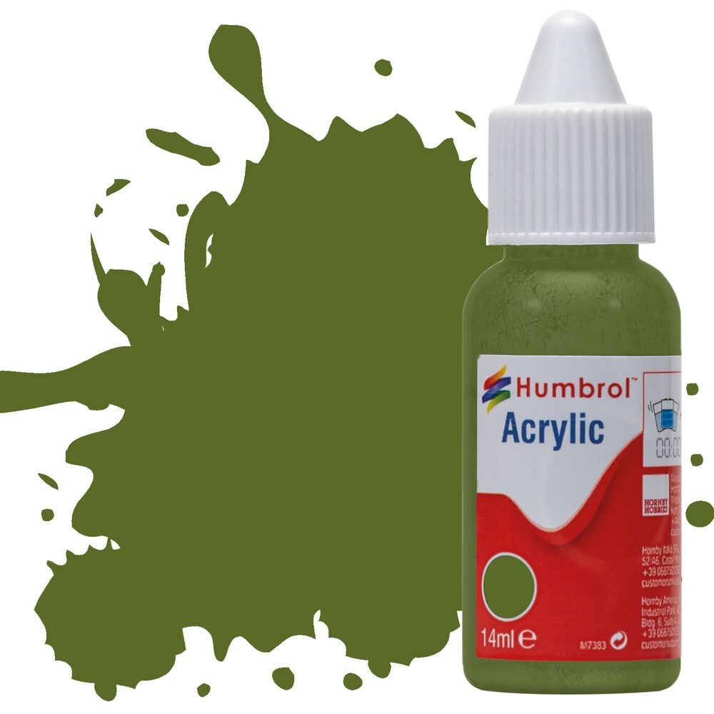 Humbrol 88 Deck Green Matt Acrylic Paint Dropper : 14Ml - Image 6