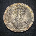 Beautiful Toned - 1995 American Silver Eagle 1 Troy Oz .999 Fine Silver