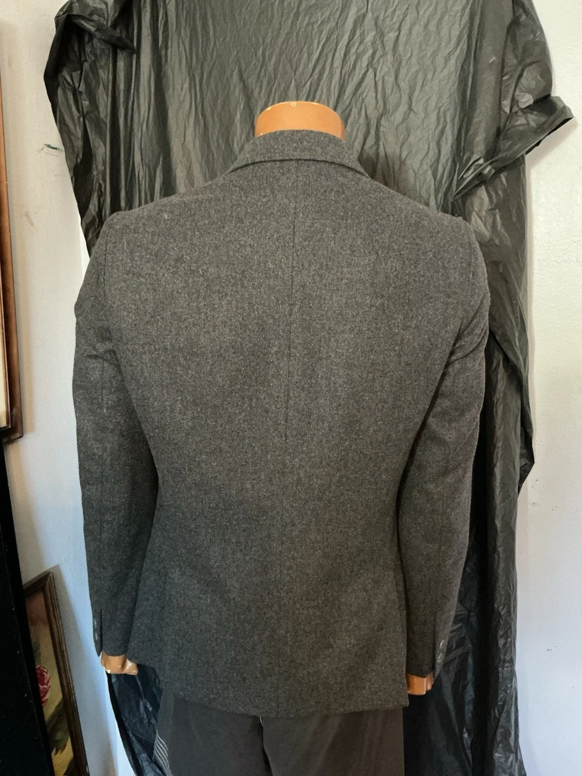 A.P.C. Rue Madame Paris Two Button Charcoal Grey Sportscoat Blazer Jacket Sz. M - product detail image 10