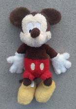 Fuzzy Mickey Mouse Plush Disney 18in Vintage