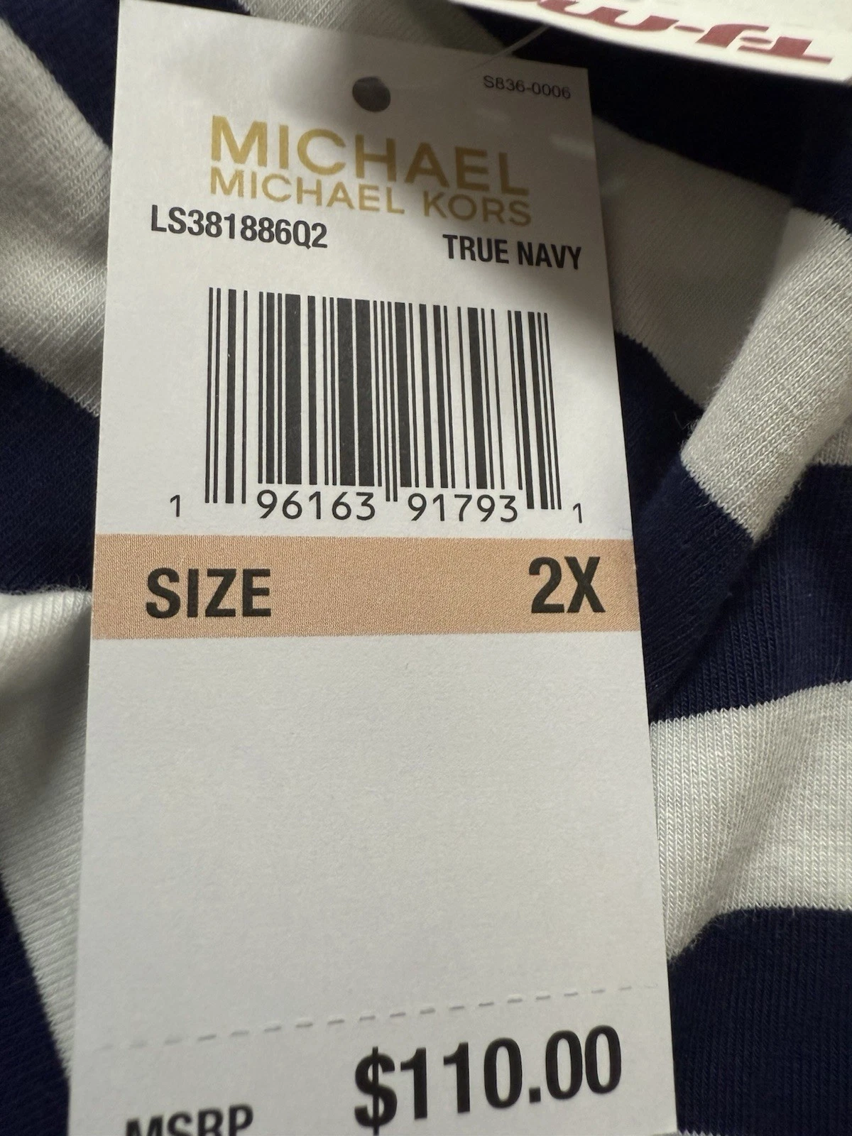 MICHAEL KORS Abito Michel Kors blu navy a righe