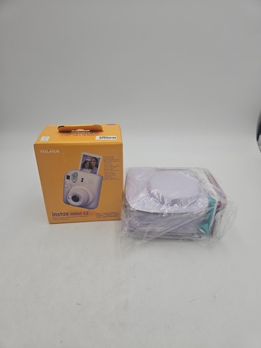 Fujifilm - Instax Mini 12 Instant Film Camera - Purple With Case Kit
