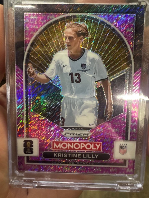 2026 Panini Prizm FIFA World Cup Cards #87 Kristine Lilly - US, Pink Shimmer 5/5