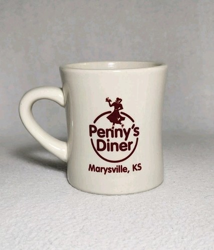 Iconic Penny's Diner Marysville, KS Coffee Mug 10 Oz. Restaurant Ware Collector - Picture 2 of 6