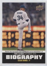 2010 Upper Deck Season Biography Cesar Ramos #SB-194 0gj5