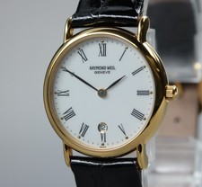 Vintage Raymond Weil Geneve 9924 26mm Women Quartz Watch White Dial Date [MINT]