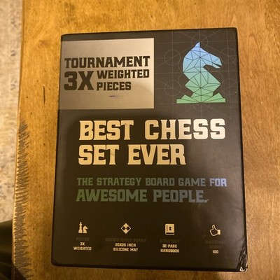 Best Chess Set Ever 3X Triple Weighted Tournament Size Chess Game 