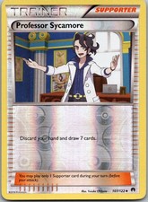 107/122 Professor Sycamore BREAKpoint Uncommon Pokemon Reverse Holo LP
