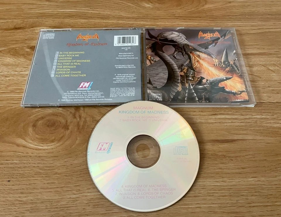 Magnum - Kingdom Of Madness CD!!! RARES COVER!!!