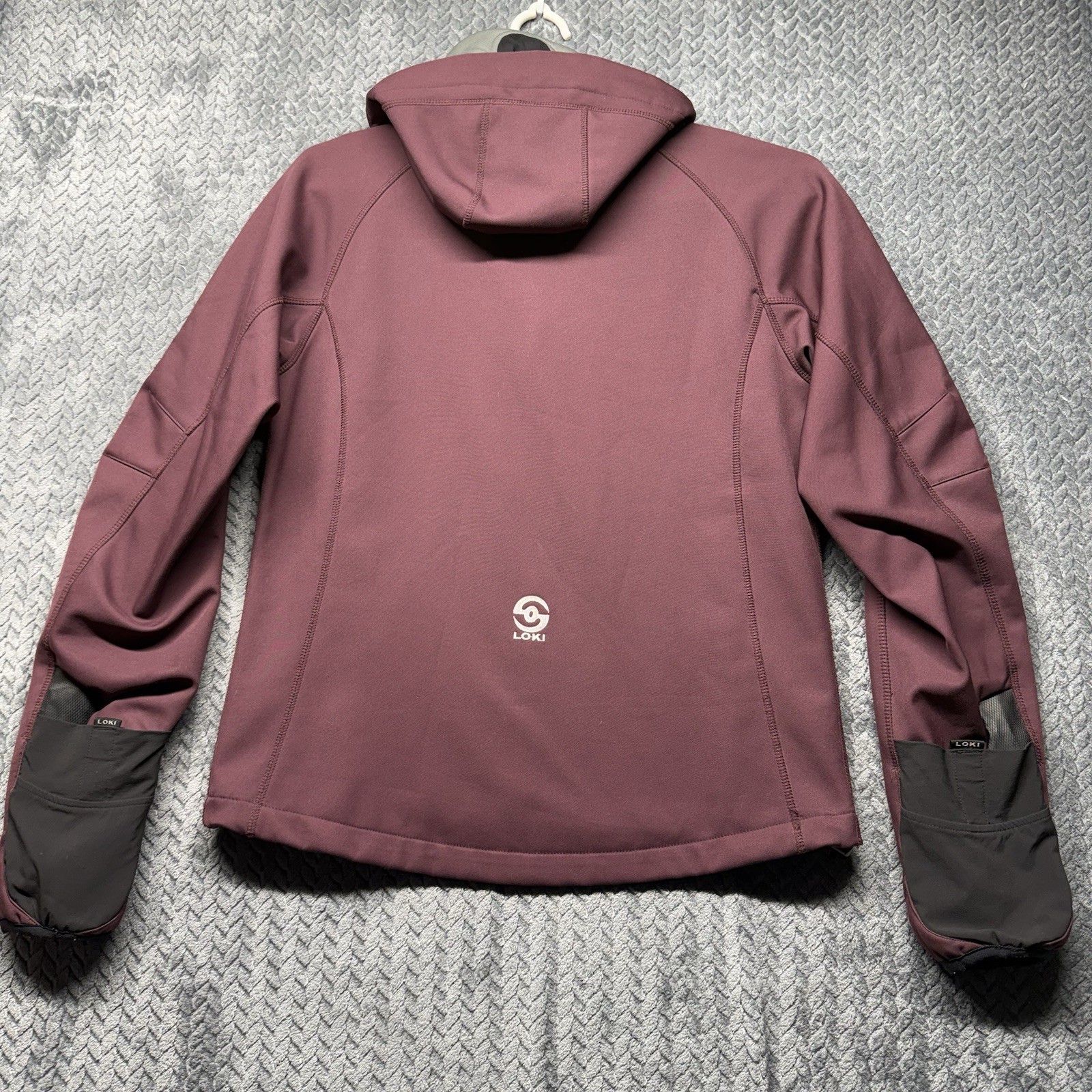 Loki Women’s Softshell Jacket Medium Burgundy Fle… - image 3