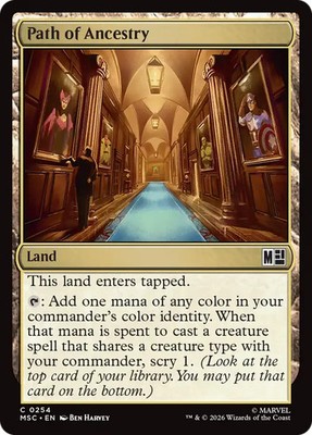 MSC Beginner Box & Lands Marvel Super Heroes COMMANDER MTG Card Select Multibuy