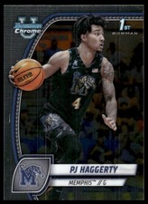 2024-25 Bowman University Chrome #59 PJ Haggerty Rookie Memphis Tigers