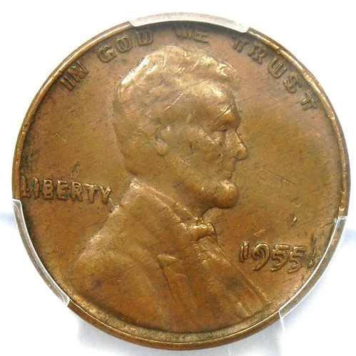 1955 Doubled Die Obverse Lincoln Cent 1C Penny DDO FS-101 - PCGS XF Details (EF)