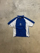 Blue and white vintage And1 Wildcats polo shirt basketball