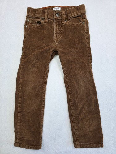 Crewcuts Kids Boys Brown Corduroy Pants Size 4