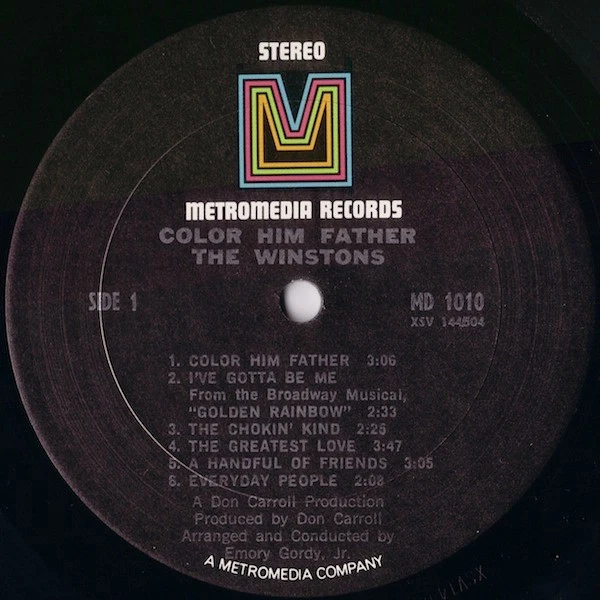 The Winstons - Color Him Father (LP) (Very Good (VG)) - 2125955693 - Image 3 of 4