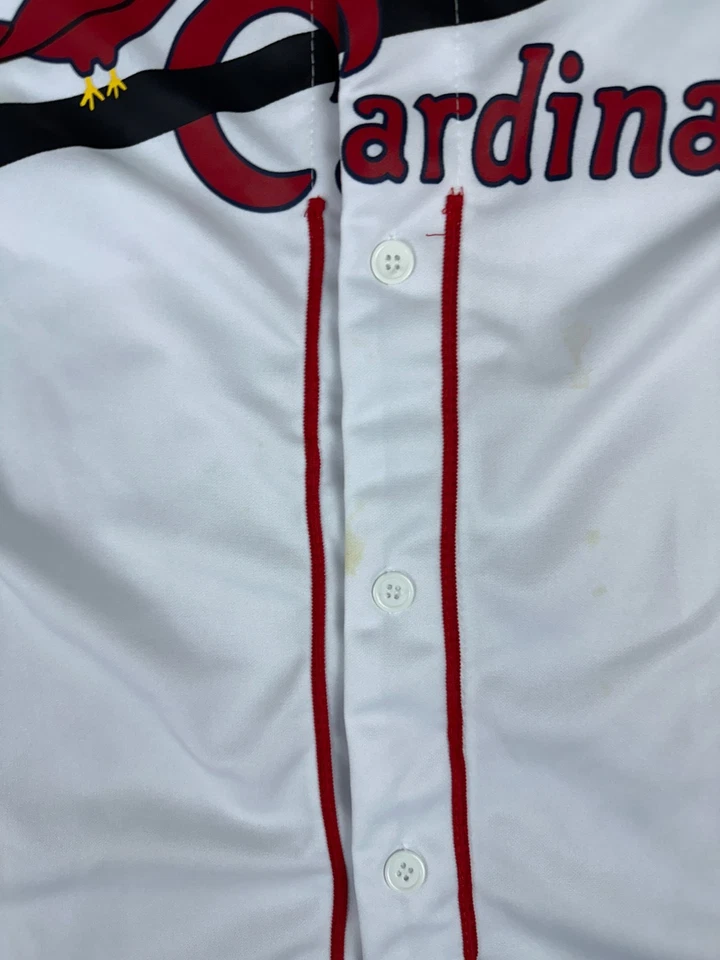 Camiseta deportiva de los Cardenales de San Luis para hombre XL blanca Stan Musial #6 partido MLB béisbol Foto 4 de 4