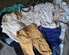 6/9 Month Boy Clothes Lot, Mixed Brands, 19 Pieces