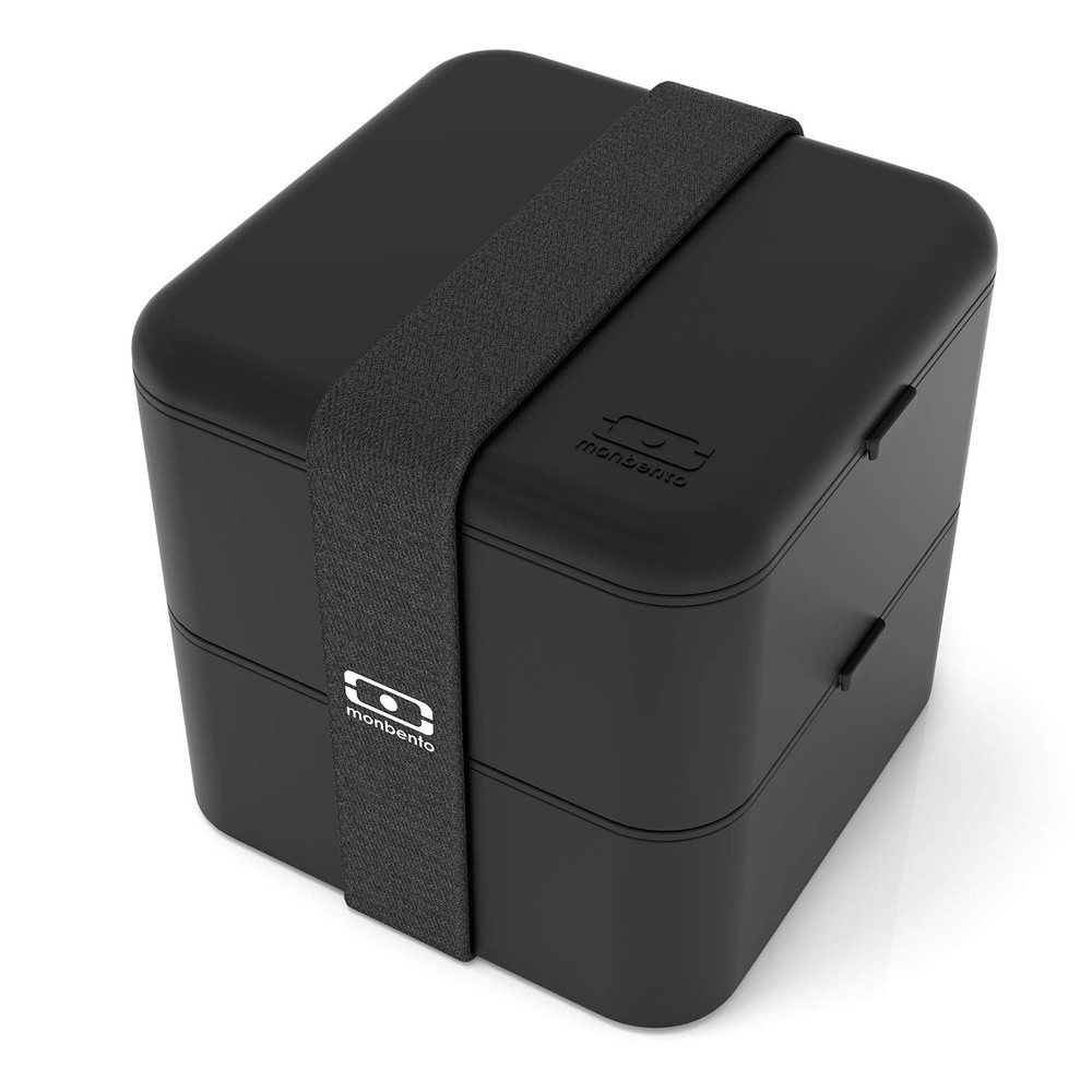 - Large Bento Box MB Square Onyx with Compartments - Leakproof Lunch Box for ...