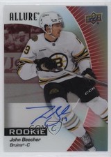 2023-24 Upper Deck Allure Rookies Red Rainbow Auto John Beecher #135 Auto 1s3c
