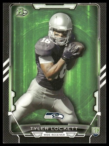 Tyler Lockett Rookie RC 2015 Bowman #55 Rookies Black Seattle Seahawks