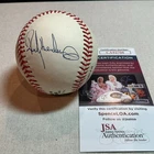 Rickey Henderson  Signed Autographed Baseball Oakland A’s Yankees Padres JSA COA