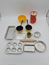Vintage Kitchen Cooking Toys For Children 12 Pieces