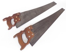 2 Vintage Disston Panel Saws, Made in Philly USA / Canada
